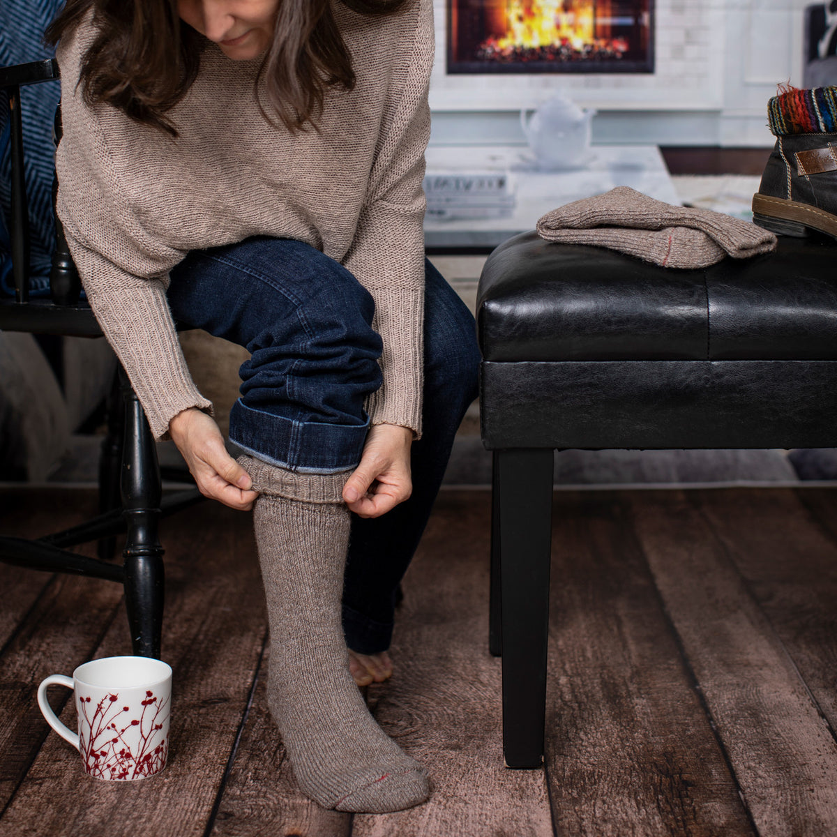 Alpaca Fleece SuperWarm Extreme Socks - Image 3