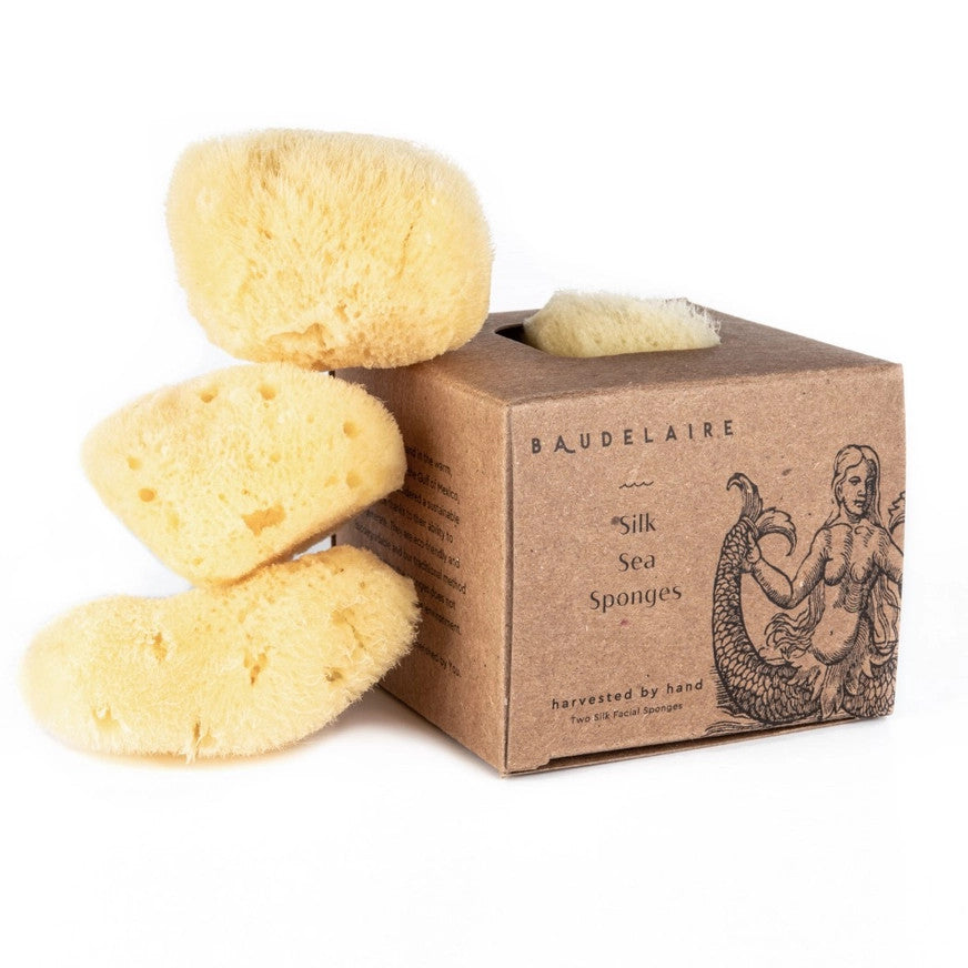 Facial Silk Sponge Gift Box 2.5-3″ (Set of 2)