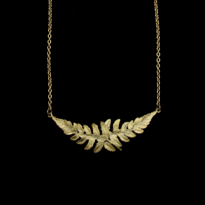 Dainty Fern Leaf Pendant