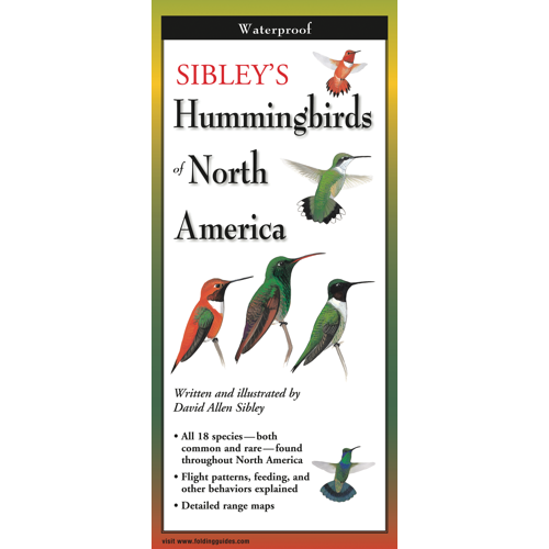Sibleys Hummingbirds of North America, Folding Guide