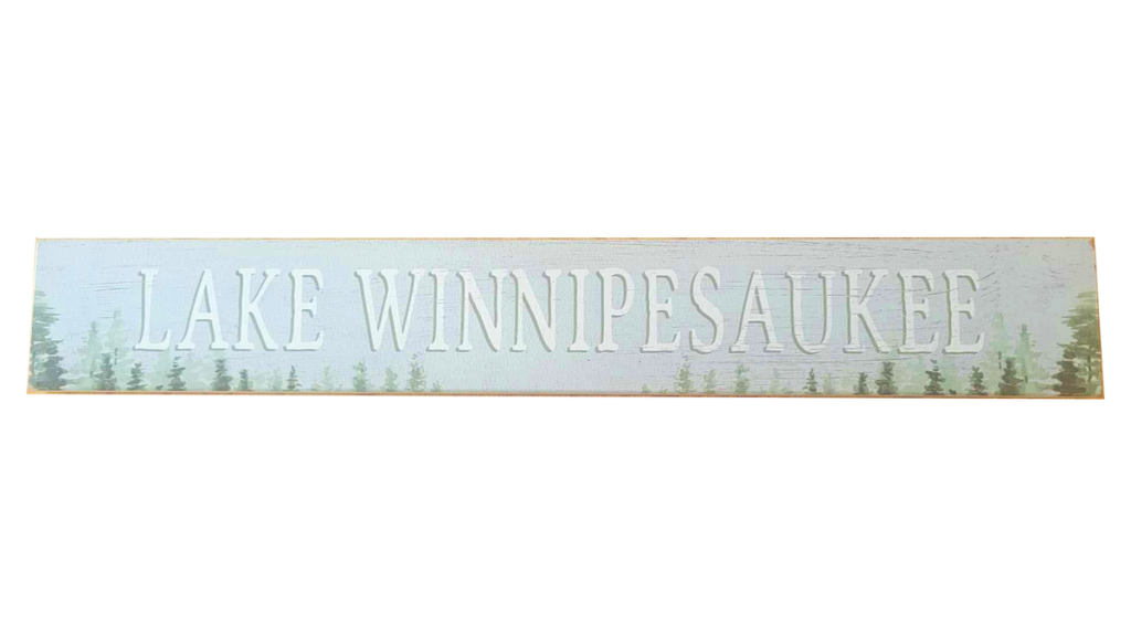 Lake Winnipesaukee – Wooden Sign