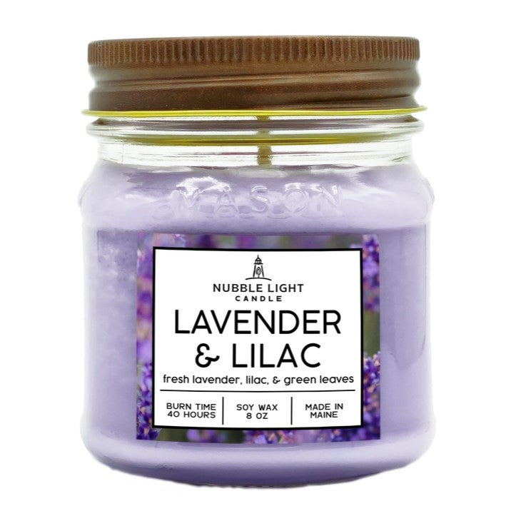 Lavender & Lilac 8oz. Scented Soy Candle