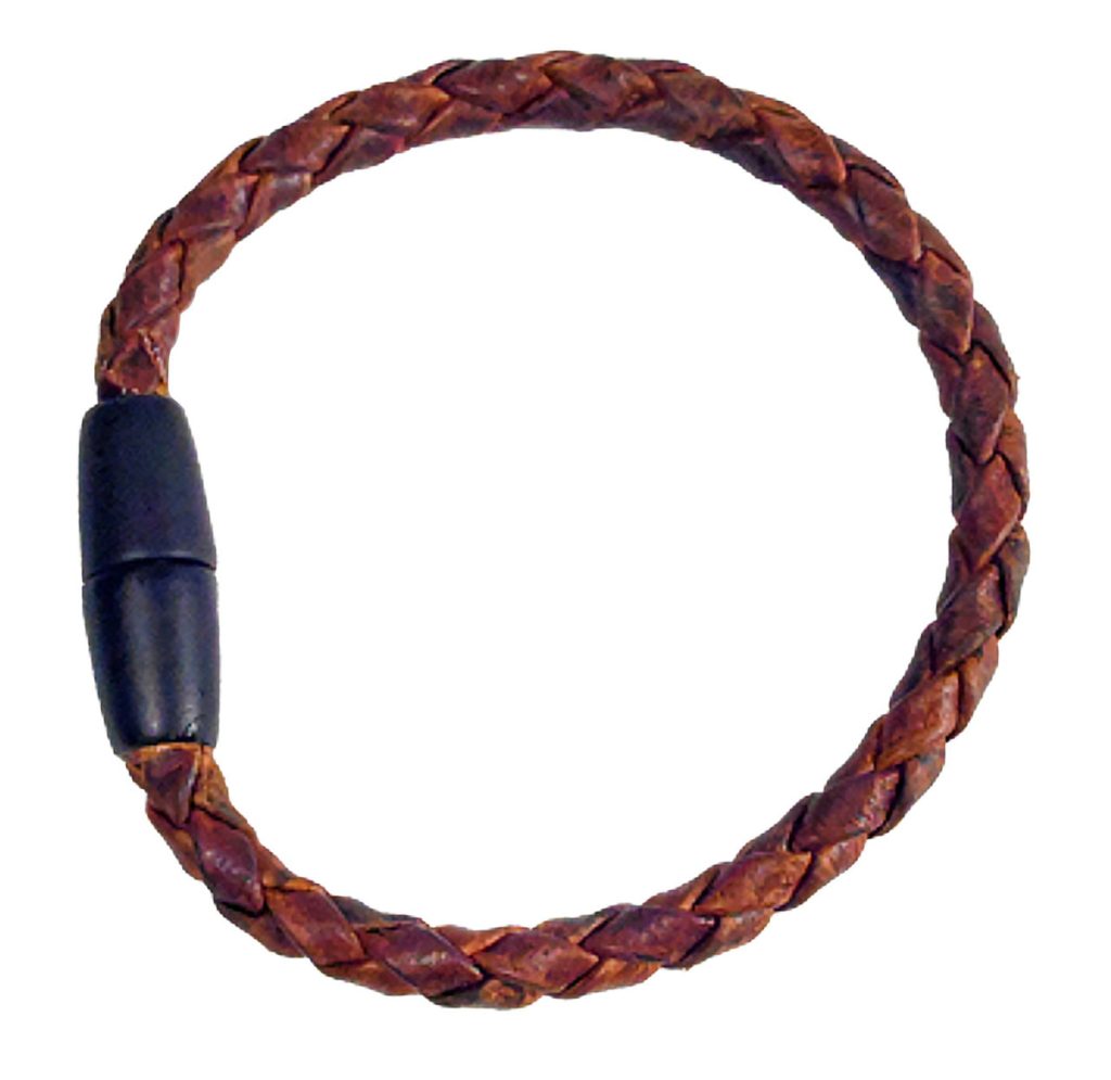 Braided Moose Leather Bracelet