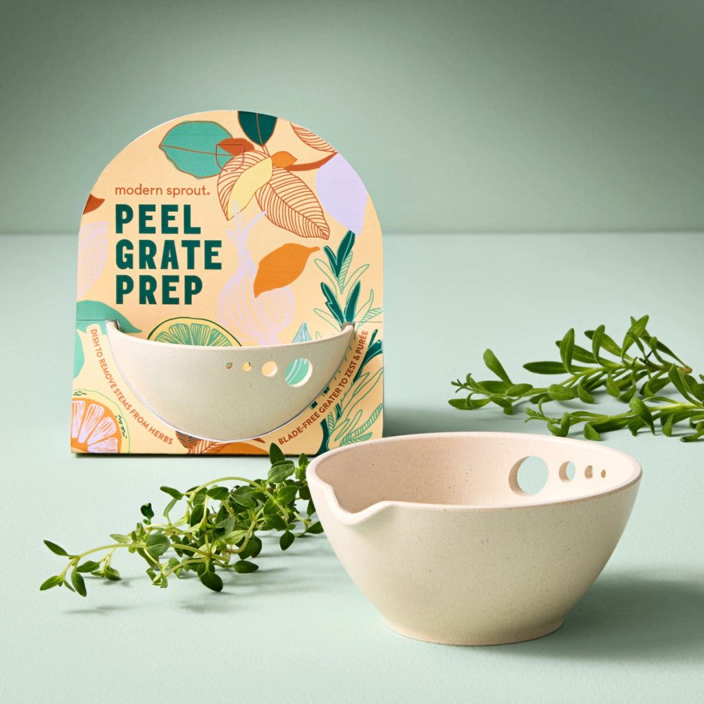 Peel, Grate & Prep Herb Dish