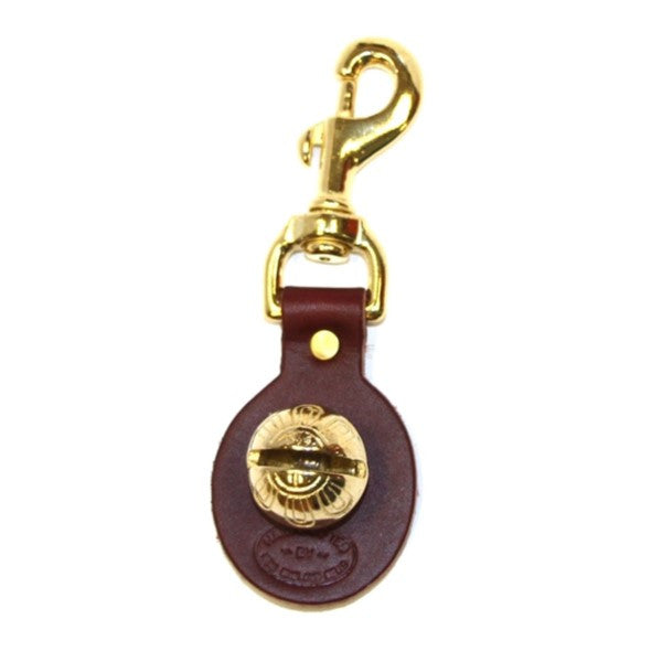 Trail Safety Brass Bell, Red